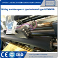 Narrow width simple adhesive tape slitting machine